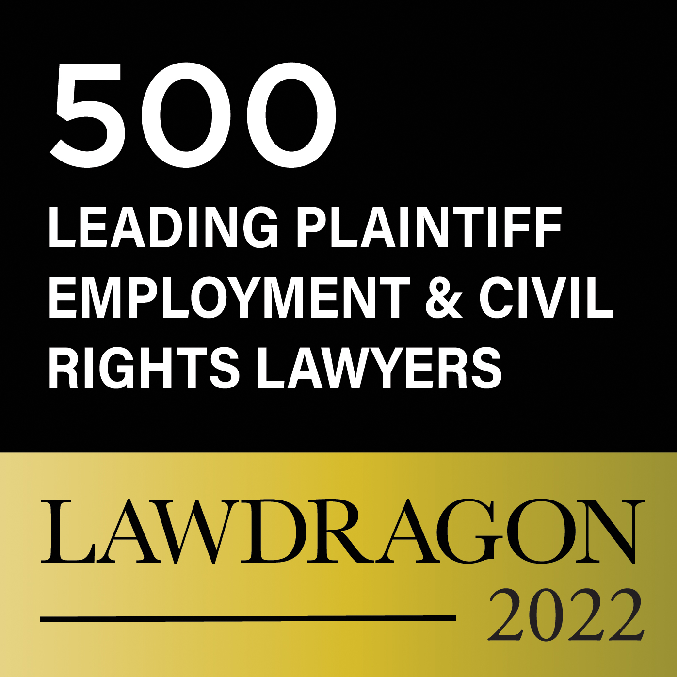 Law Dragon Leading Plaintiff Employment & Civil Rights Lawyers badge